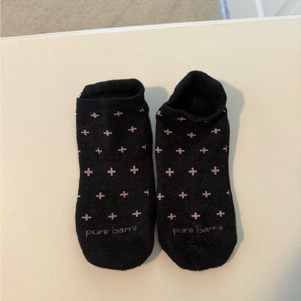 Pure Barre Black Socks